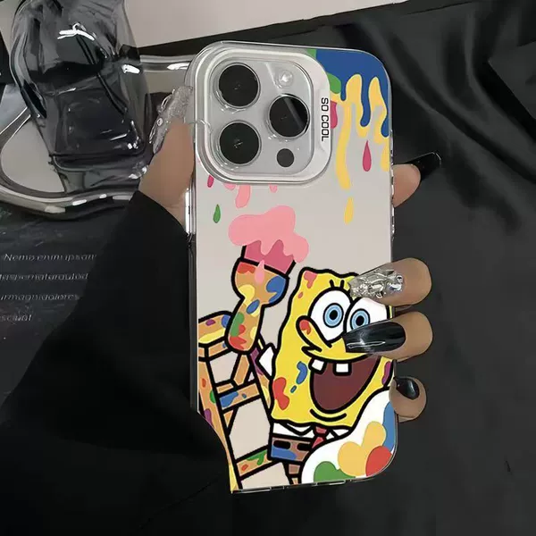 Colorful Silver IMD-White-Graffiti SpongeBob SquarePants