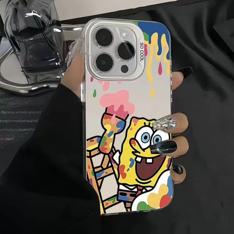 Мультяшный совместимый чехол для Apple, милый, 16 Pro Max