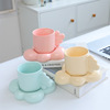 Ceramic Mark Cup Wind Fat Powder Cup INS Breakfast Coffee Cup Claine Classed Blue Cute Permanent Ceramic Cup