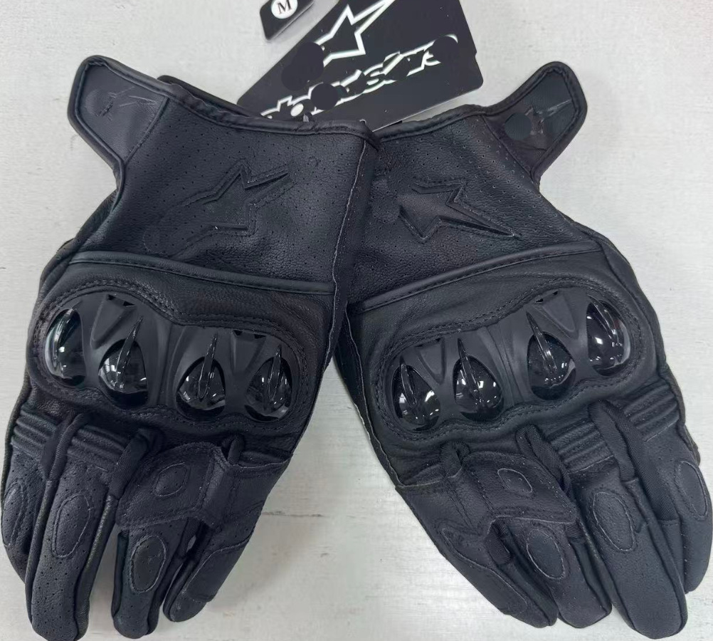 Nuevos guantes de motocicletas guantes de carreras de cuero guantes de motocicletas guantes de carreras de cuero