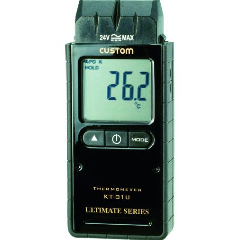 日本进口CUSTOM东洋KT-01U KT-02U 防水防尘数字式温度计CT-1310D