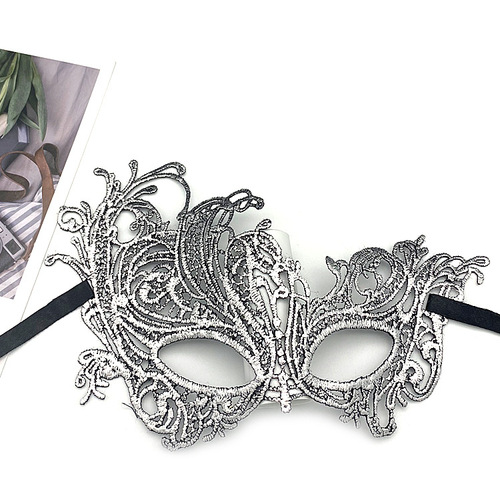 Phoenix Gold-Plated Lace Mask for Adults | Half-Face Halloween Mask for Parties & Masquerade Events | Sexy Fetish Eye Mask