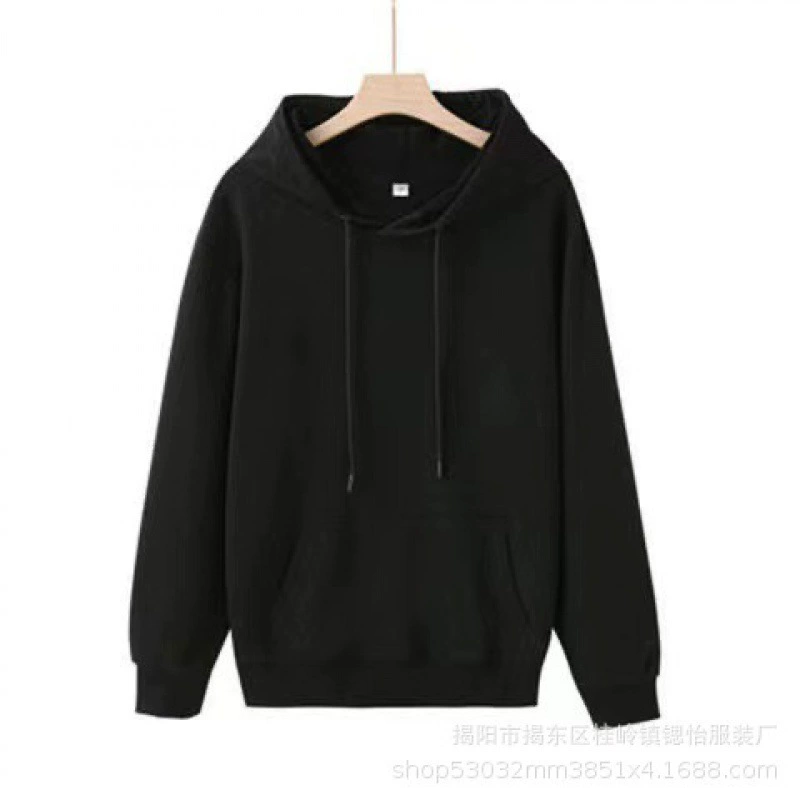 Осенний Новый однотонный пуловер на флисовой подкладке, мужской и женский модный бренд, свободный свитер больших размеров, подходящая ко всему одежда с длинными рукавами для пар