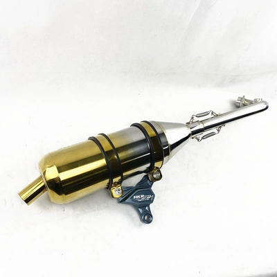 Strong war stainless steel side Motorcycle exhaust pipe