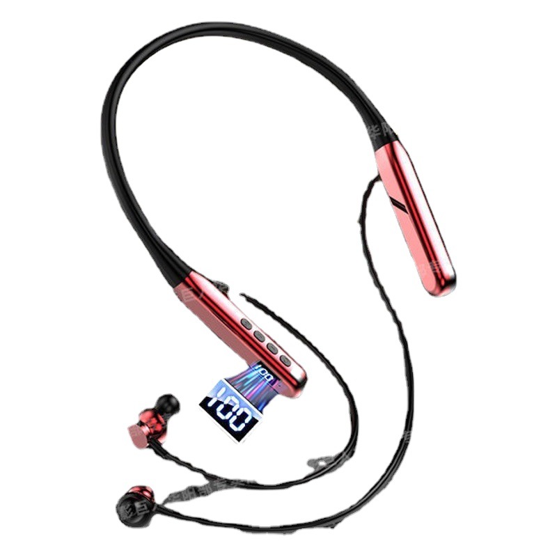 Auriculares Bluetooth inalámbricos de cuello, deportivos, anticaídas y antisudor, karaoke, venta al por mayor de fábrica universal