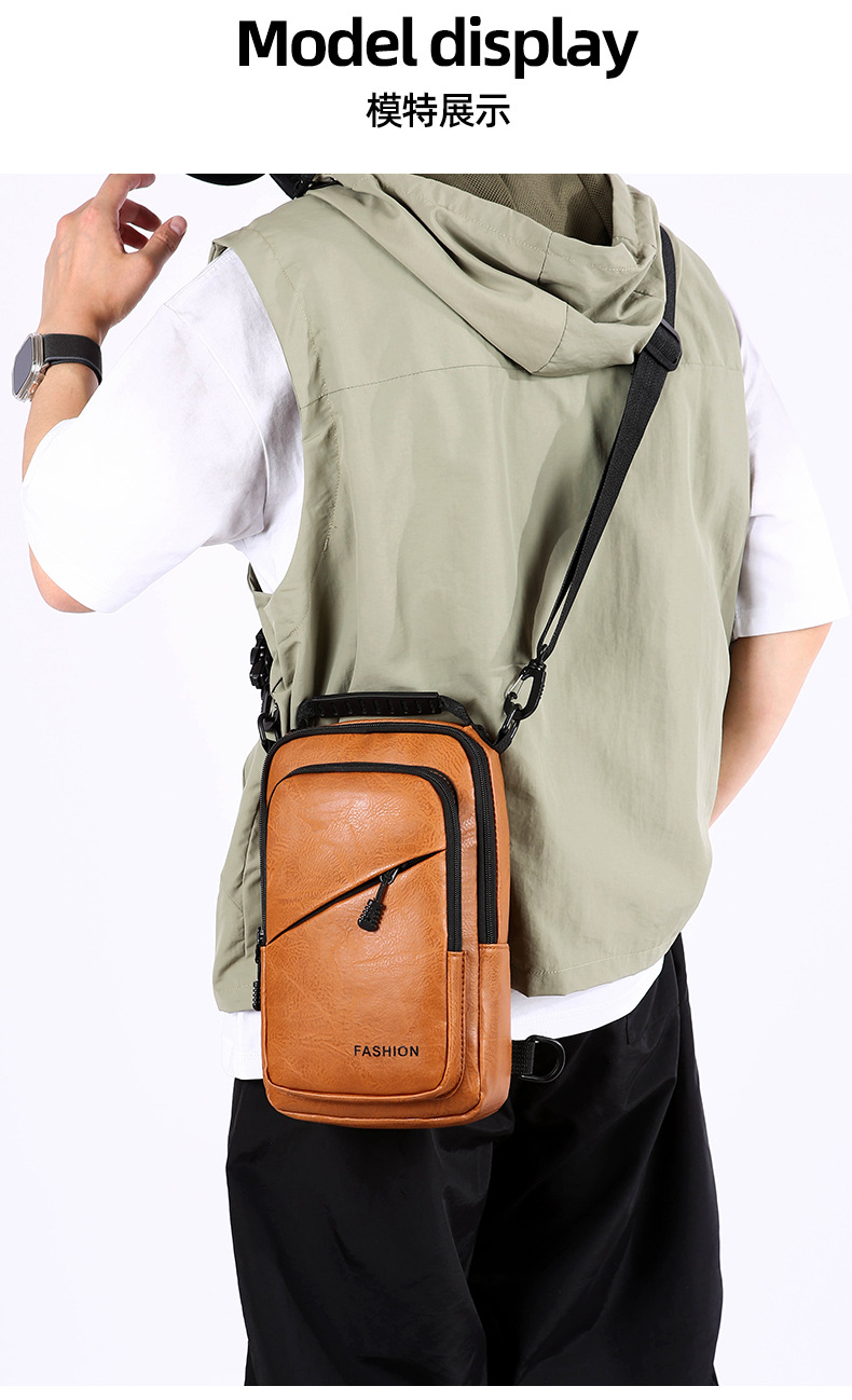 Foreign trade casual men's chest bag, password lock anti-theft motorcycle crossbody bag, outdoor simple commuting large capacity single-shoulder bag undefined
