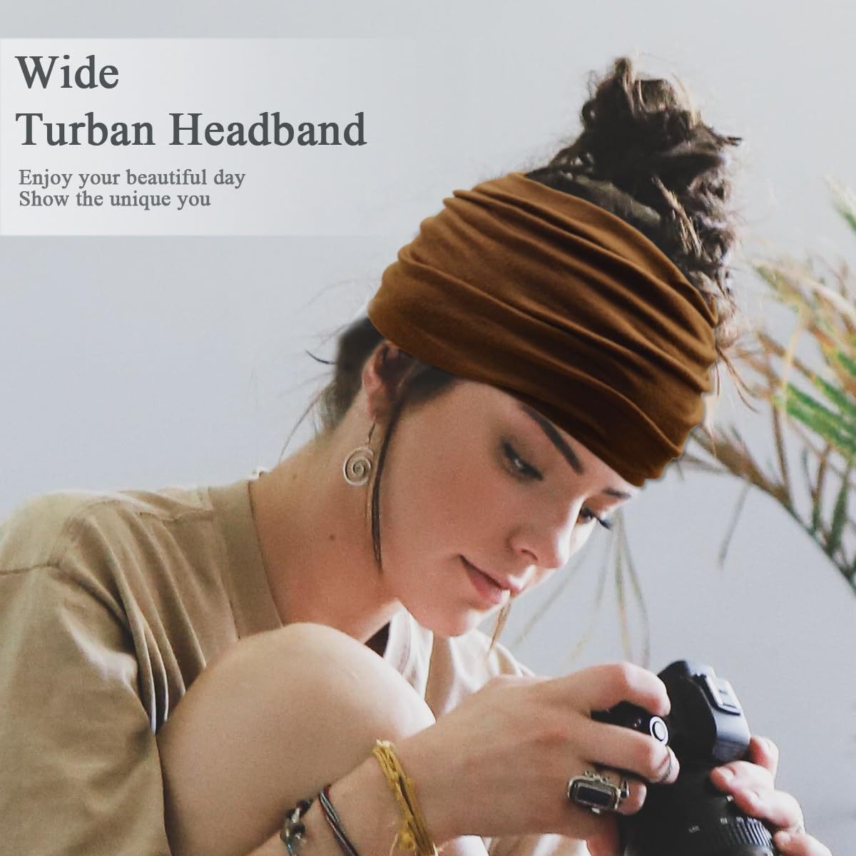 Amazon Wide-brimmed Yoga Hair Band Women's Sports Fitness Headband European and American Retro Sweat Absorbing Elastic Hood Antiperspirant Band