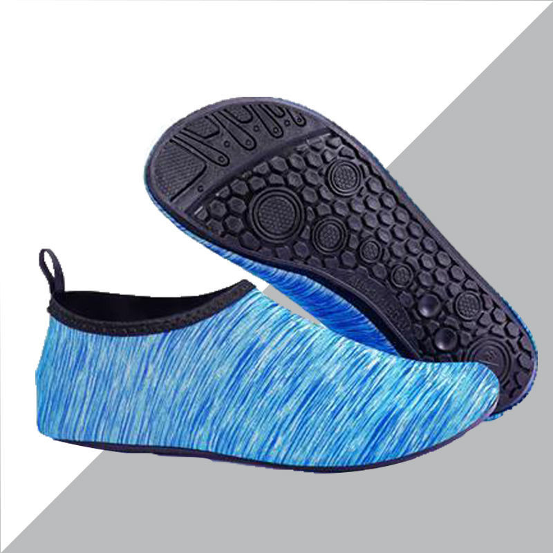 컬러 라인 블루 고무 밑창