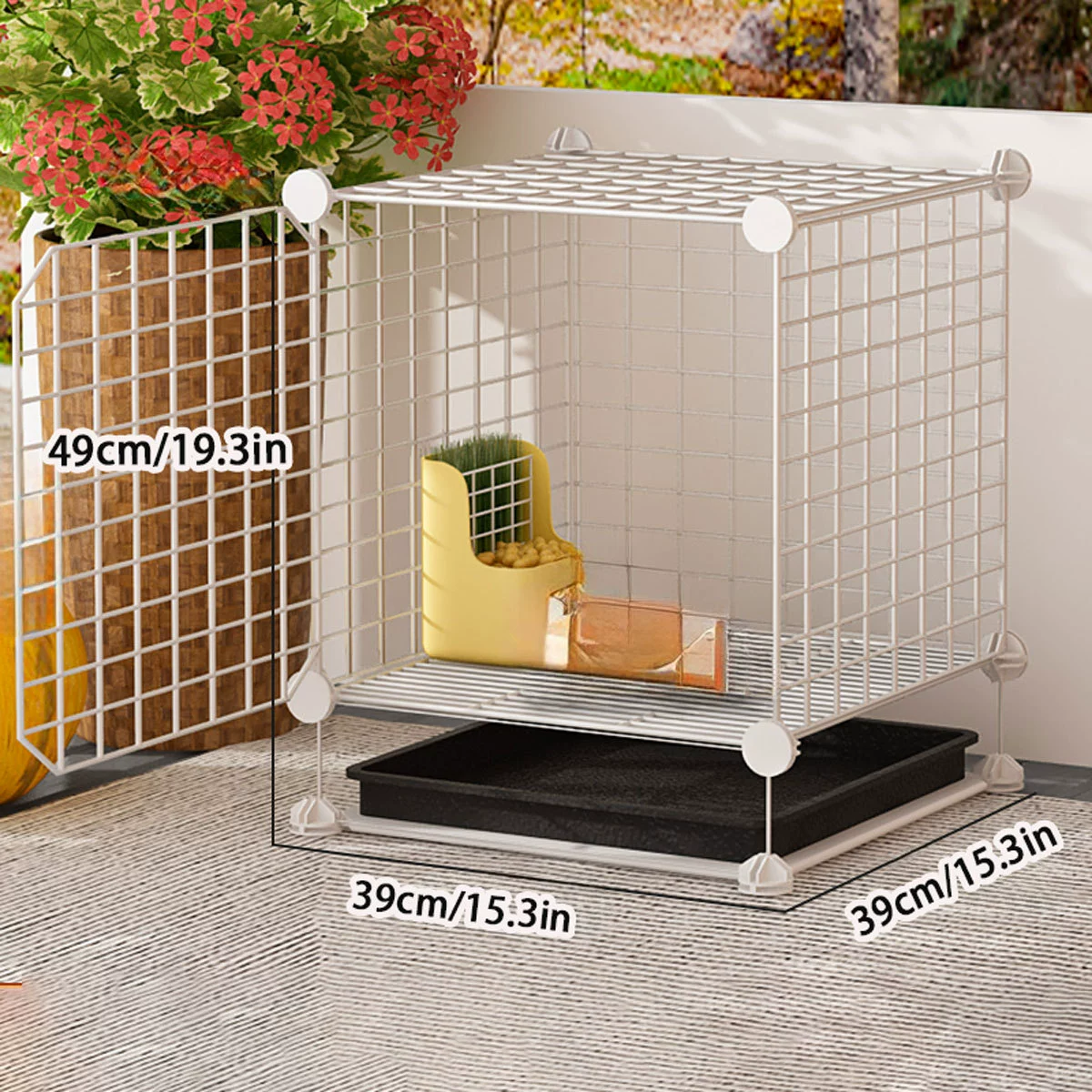 Клетка для кроликов для домашнего использования в помещении, защита от мочеиспускания, очень большое гнездо для кроликов, вилла для домашних животных, новая клетка для разведения.