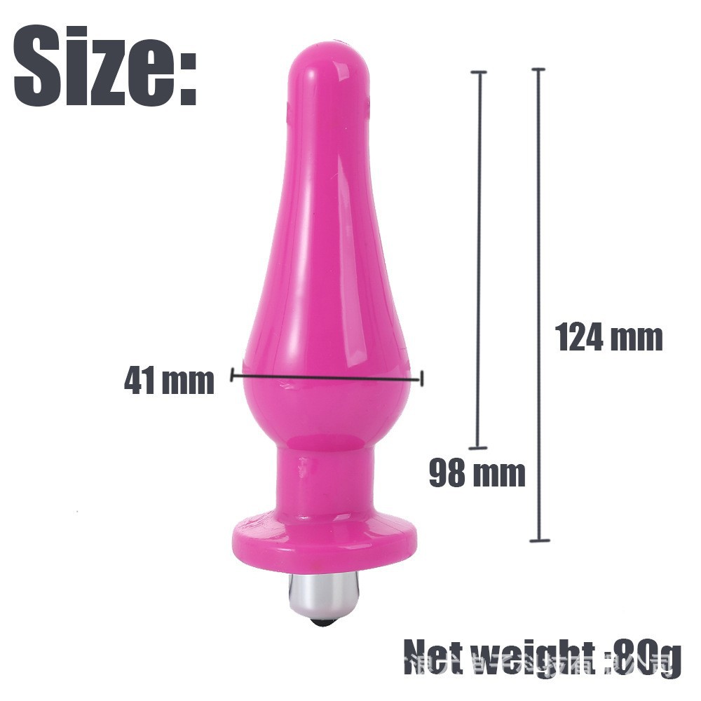 Bullet, silicone massager from soft rubber, vibration