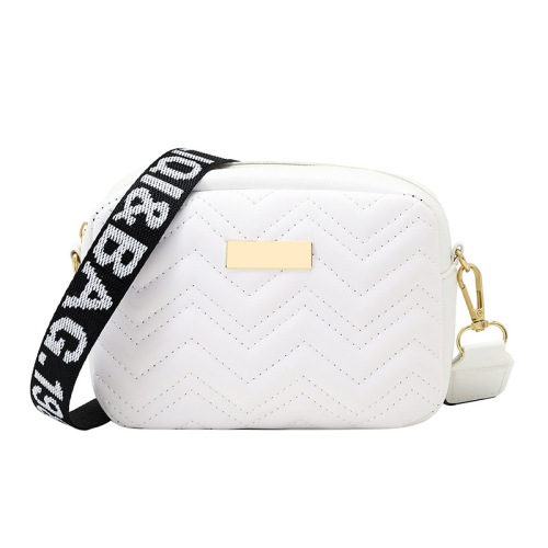 Women's Fashion Single Shoulder Bag  New Model, Printed Strap Camera Bag, Trendy and Personalized, Suitable for Export and Wholesale