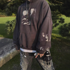Enfants Riches Deprimes ERD 25SS美式限定贴布人像帽衫男女同款