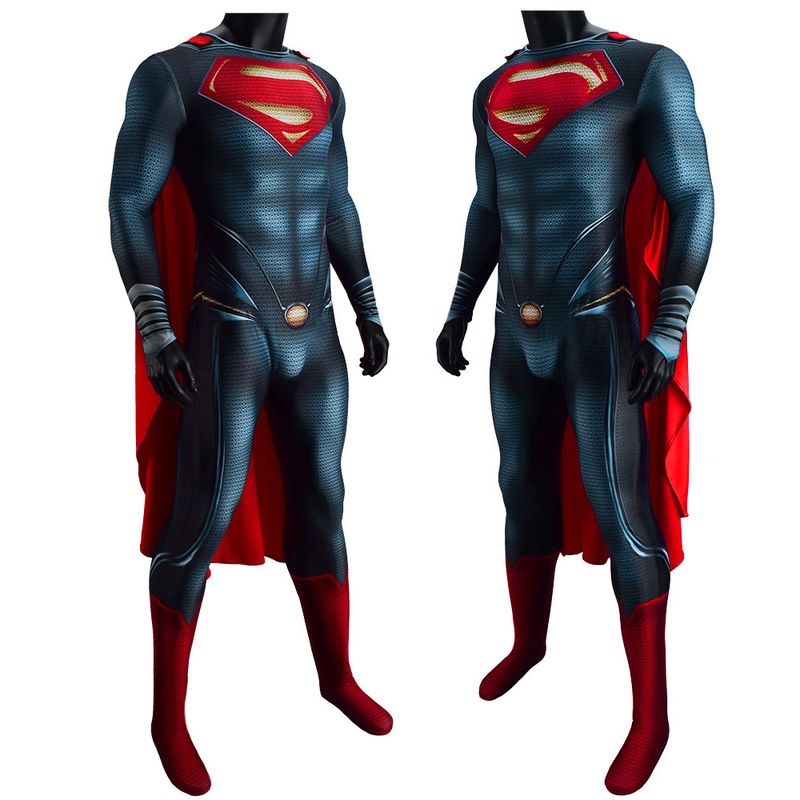正義連盟クラークケントスーパーマン鋼鉄の体superman連体レオタードコスプレ服|undefined