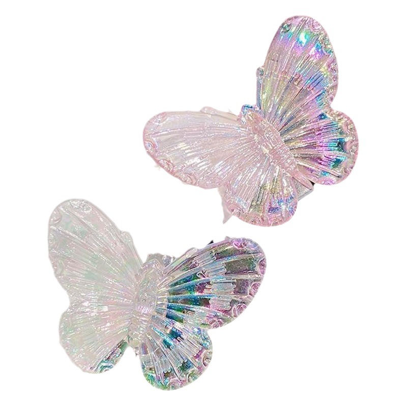 Hada de primavera arco flequillo clip lateral chica frente roto clip de pelo neto rojo trenzado clip de pelo de pico de pato clip tocado