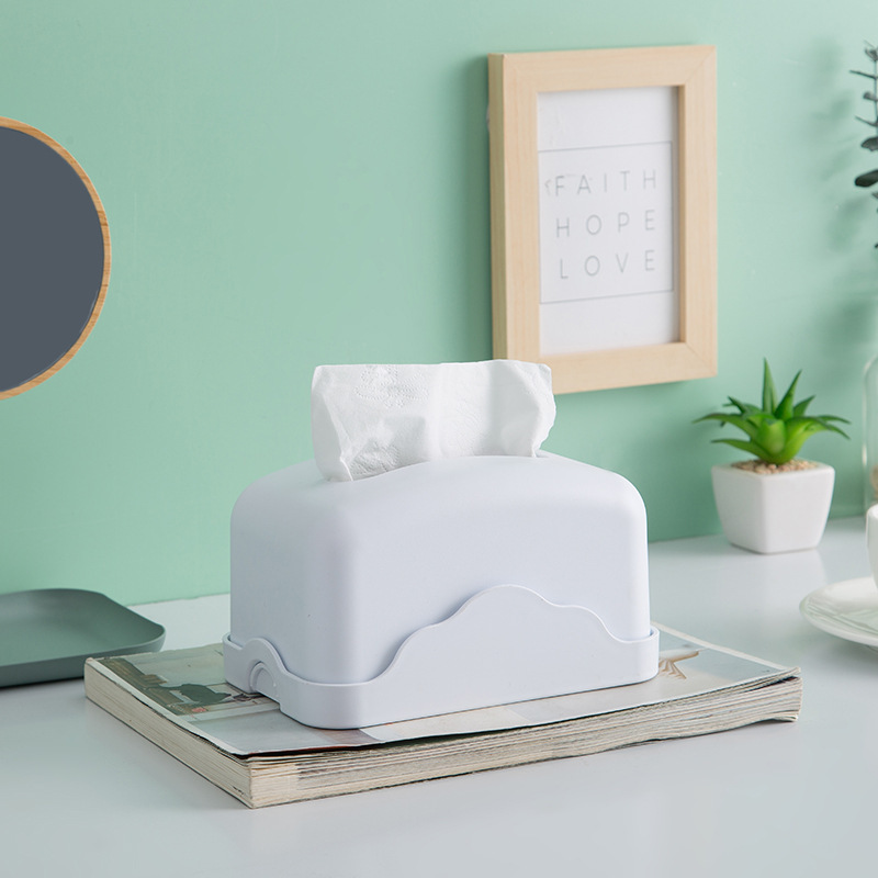 Caja de pañuelos de escritorio caja de almacenamiento de pañuelos caja de pañuelos hogar sala de estar lujo ligero de gama alta multifuncional restaurante creativo mesa de café