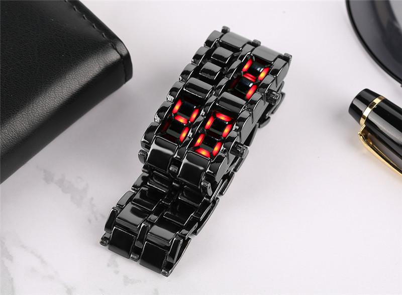 Tanie Wyjątkowo kreatywne Lava Led wodoodporny modny męski zegarek sklep