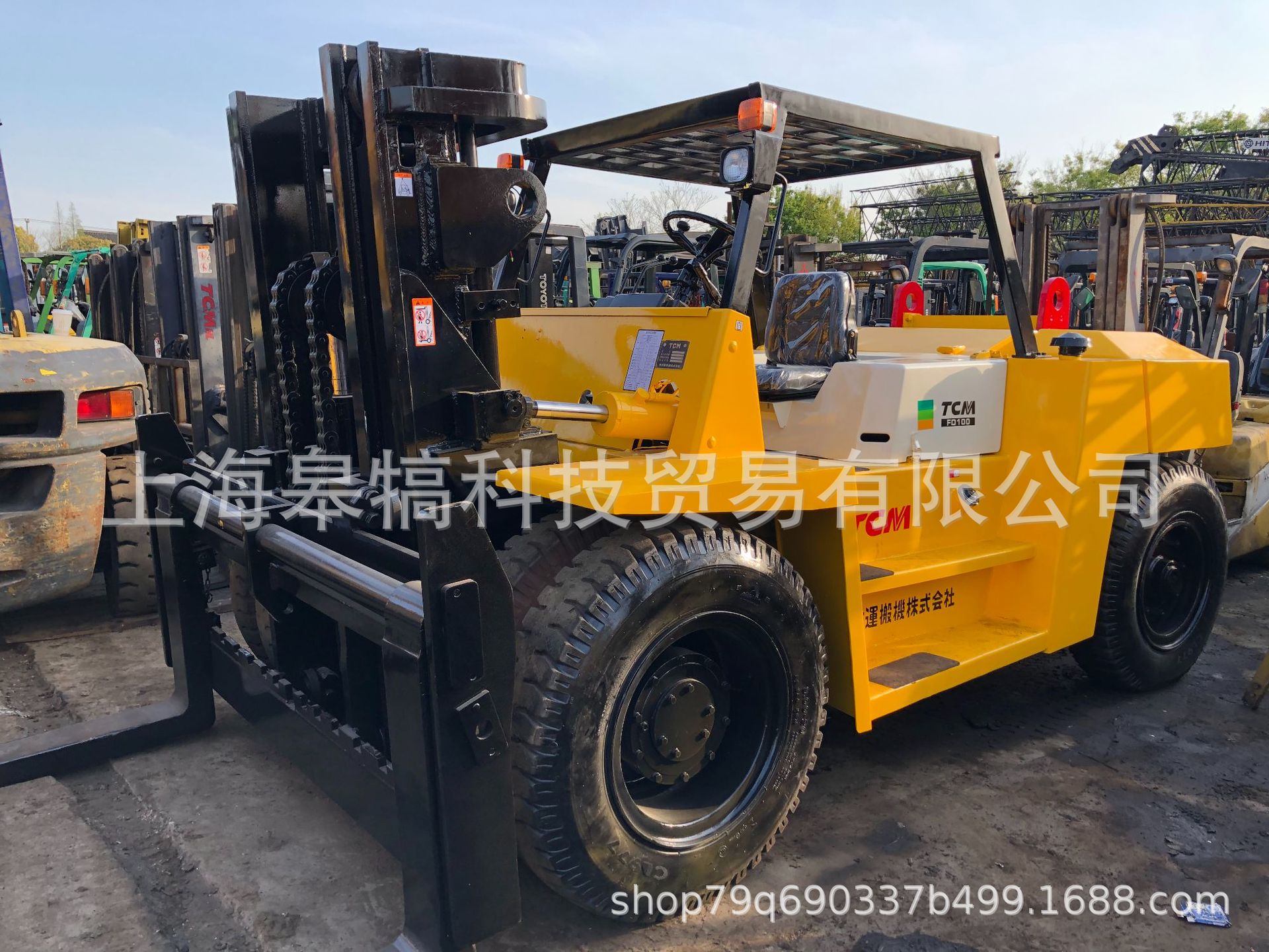 TCM10吨叉车 日本原装10吨大型叉车 二手叉车柴油 铲车配件出口