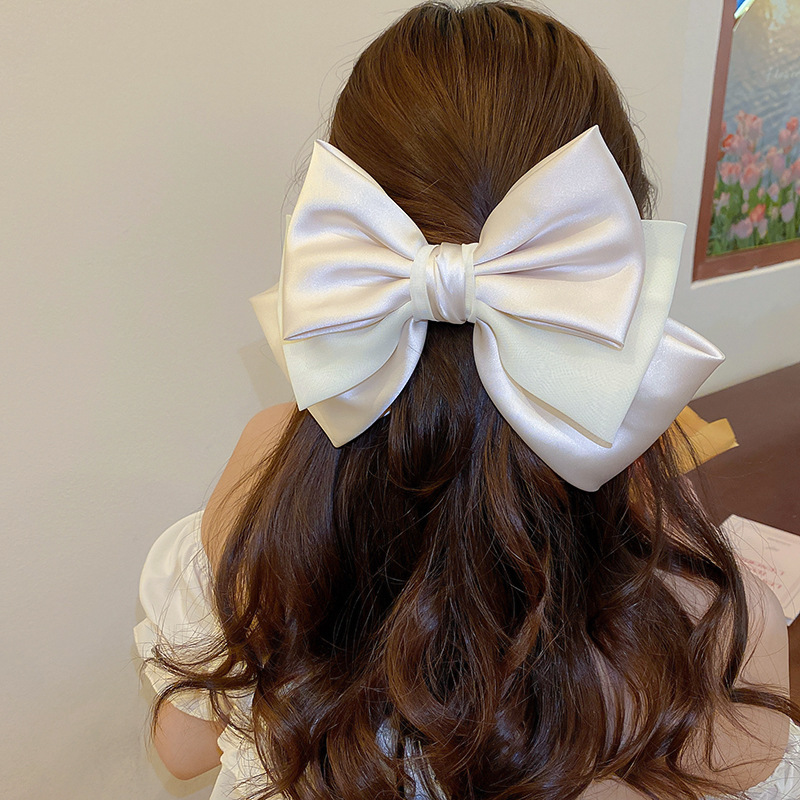 Women's Sweet Bow Knot Alloy Cloth Hair Clip display picture 5