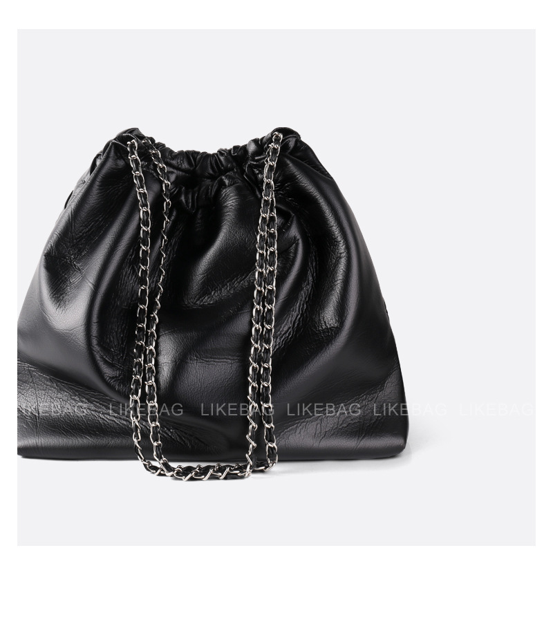 Tote Bag, New Model On The Market, Fashionable And Unique Garbage Bag Bag, European And American Style Large-capacity Exquisite Chain Shoulder Bag._voghion.com