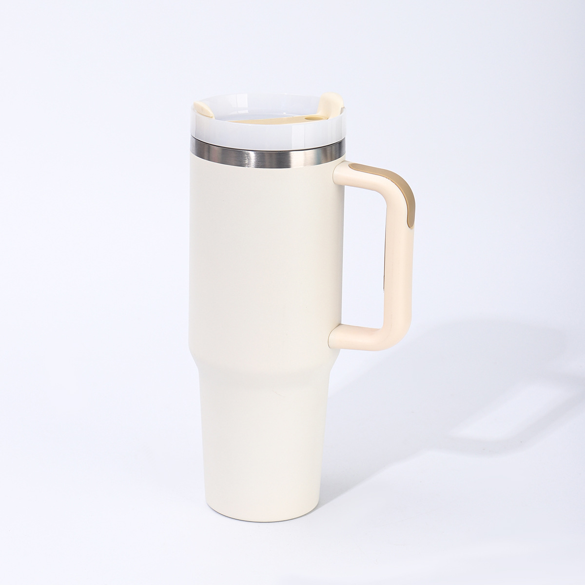 Gran capacidad de segunda generación 30oz mango taza de automóvil aislamiento térmico aislamiento frío taza de paja portátil 304 taza de hielo de acero inoxidable