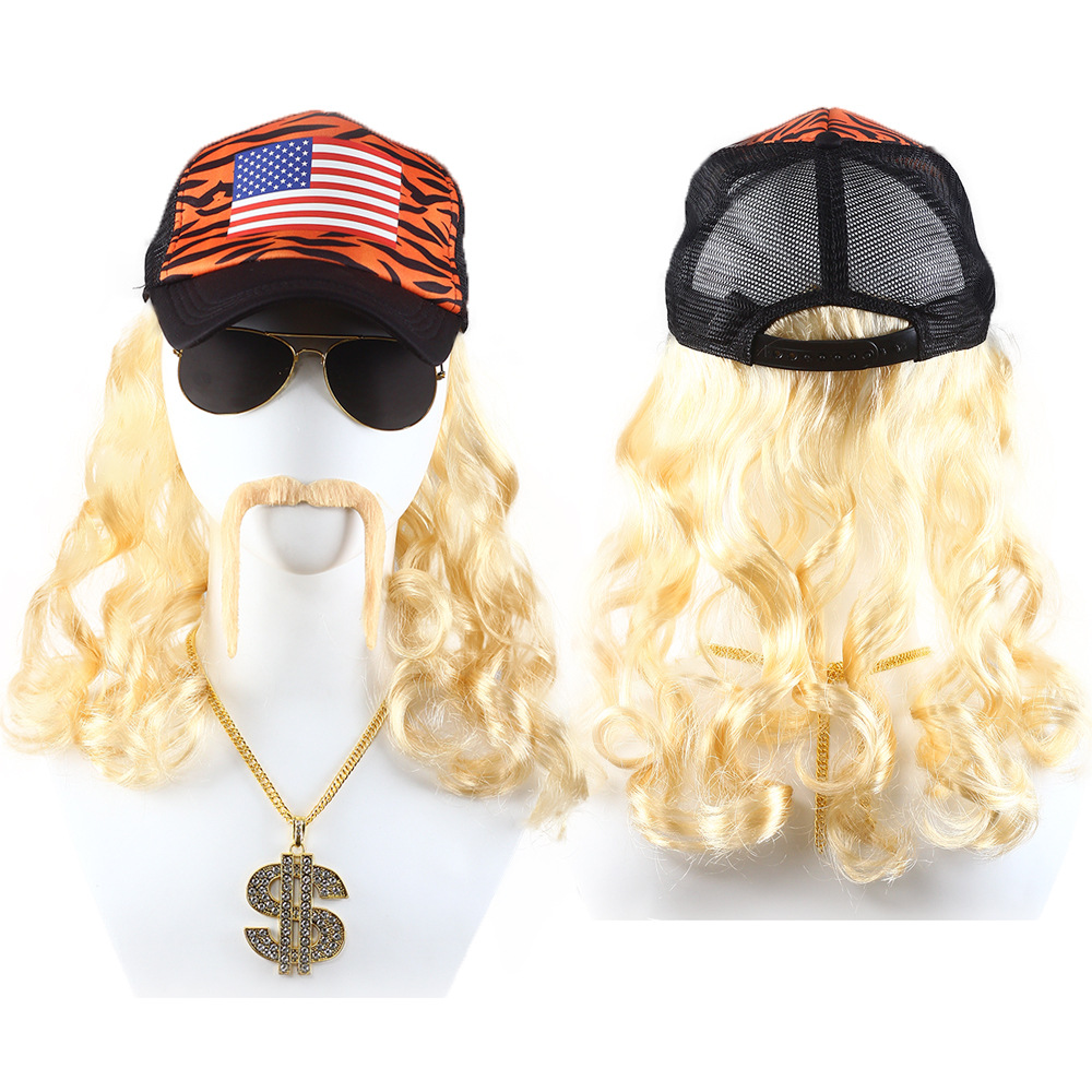 King Tiger Flag Wig Cap (excluding accessories)