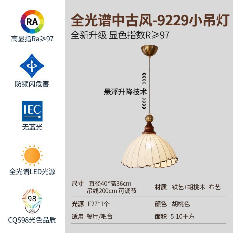 Lámparas de comedor estilo francés tranquilo estilo de lámparas medievales simple estilo de alojamiento moderno bar mesa de comedor pequeño candelier candelier de estilo medieval