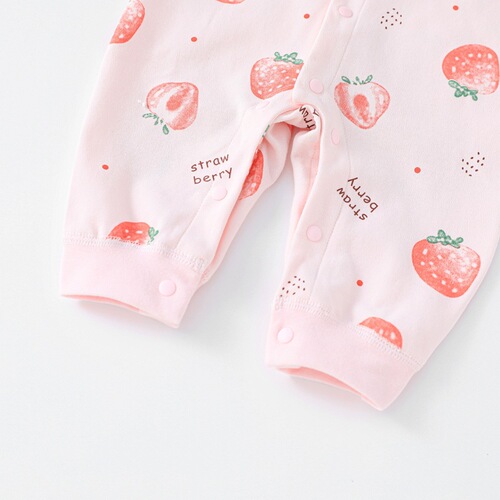 Baby Class A Clothes, Spring and Autumn Children's Pure Cotton Boneless Jumpsuits, Class A Men's and Women's Baby Long-Sleeved Climbing Clothes, Home Clothes