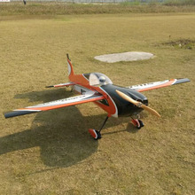 3D運動航模飛機輕木材料Slick 91英寸燃油遙控飛機模型可定logo