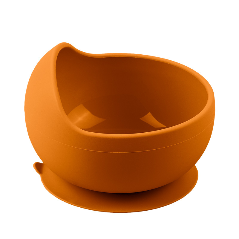 구형 실리콘 그릇 [오렌지]