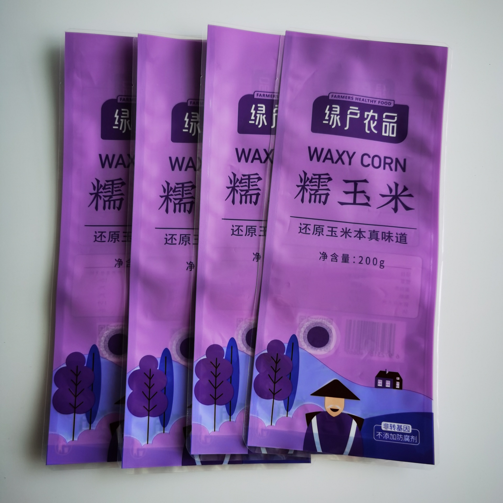 甜玉米真空包装袋 超高阻隔甜糯玉米袋  抗氧化耐高温121度彩印袋