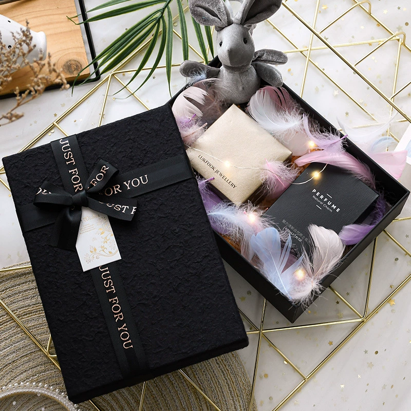Gift box, bag, black lipstick, Birthday gift