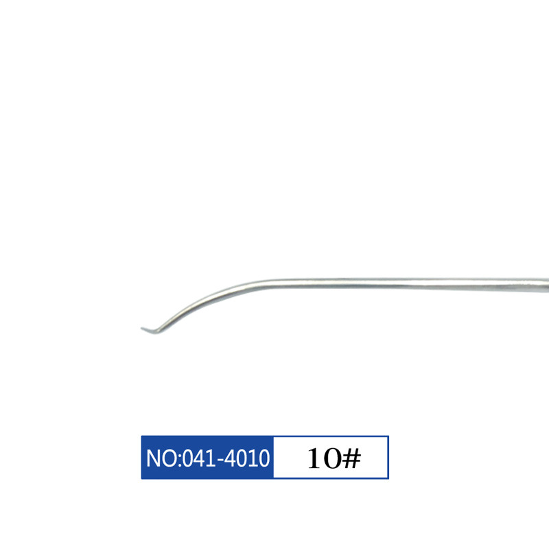 Sonda dental Star Tooth weirong aguja dental de acero inoxidable sin recubrimiento aguja dental limpia sonda dental palillos de dientes orales de un solo y doble cabeza