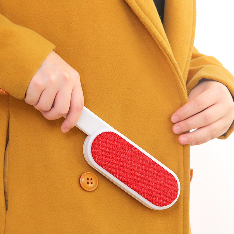 Factory Direct Sales Dust-Proof and Hair-Removing Double-Sided Electrostatic Dust Removal Brush Cashmere Coat Brush Bed Sheets and Quilt Hair Removal Brush Sticky