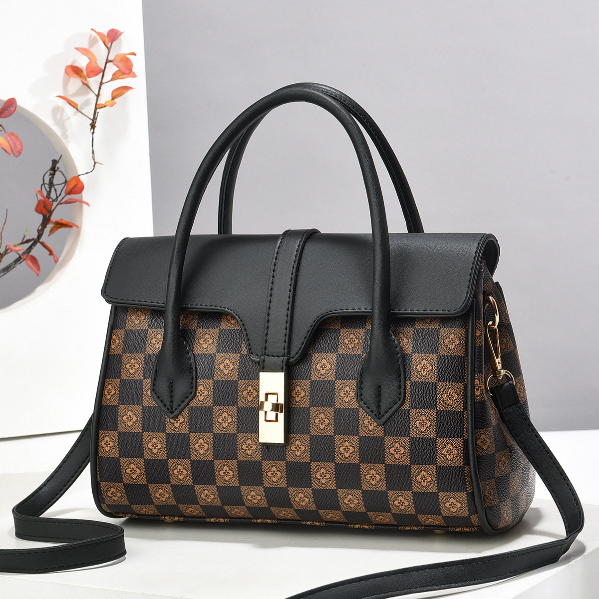 Bolsos de nuevo estilo para mujer, bolsos de hombro bandolera retro de moda europea y americana, bolsos de mujer de calidad versátil
