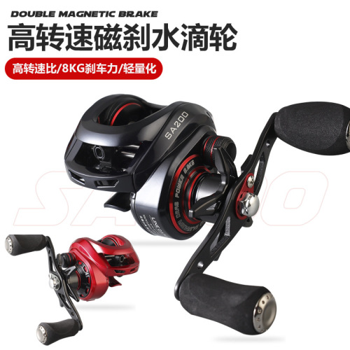 Wholesale unloading alarm, general-purpose long-range droplet wheel, metal wheel, violent blackout, raft fishing wheel, Luya fishing line wheel, fishing wheel