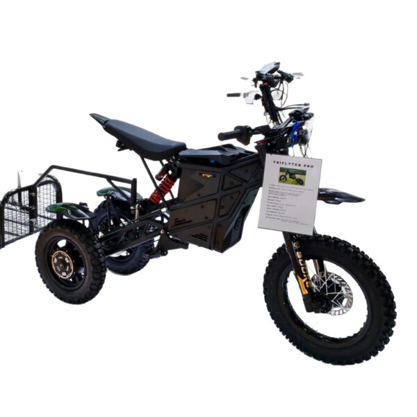 Three-wheel electric off-road mountain beach lithium battery