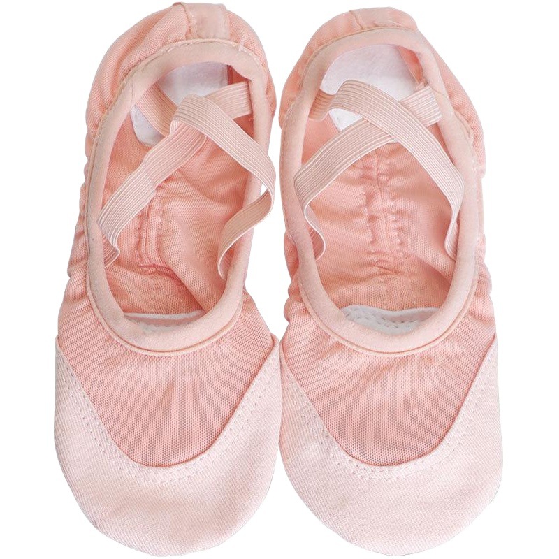 Zapatos de baile de malla elástica inferior suave zapatos de práctica de Mujer Zapatos de garra de gato gimnasia artística Ballet adulto zapatos de Cuerpo Moderno