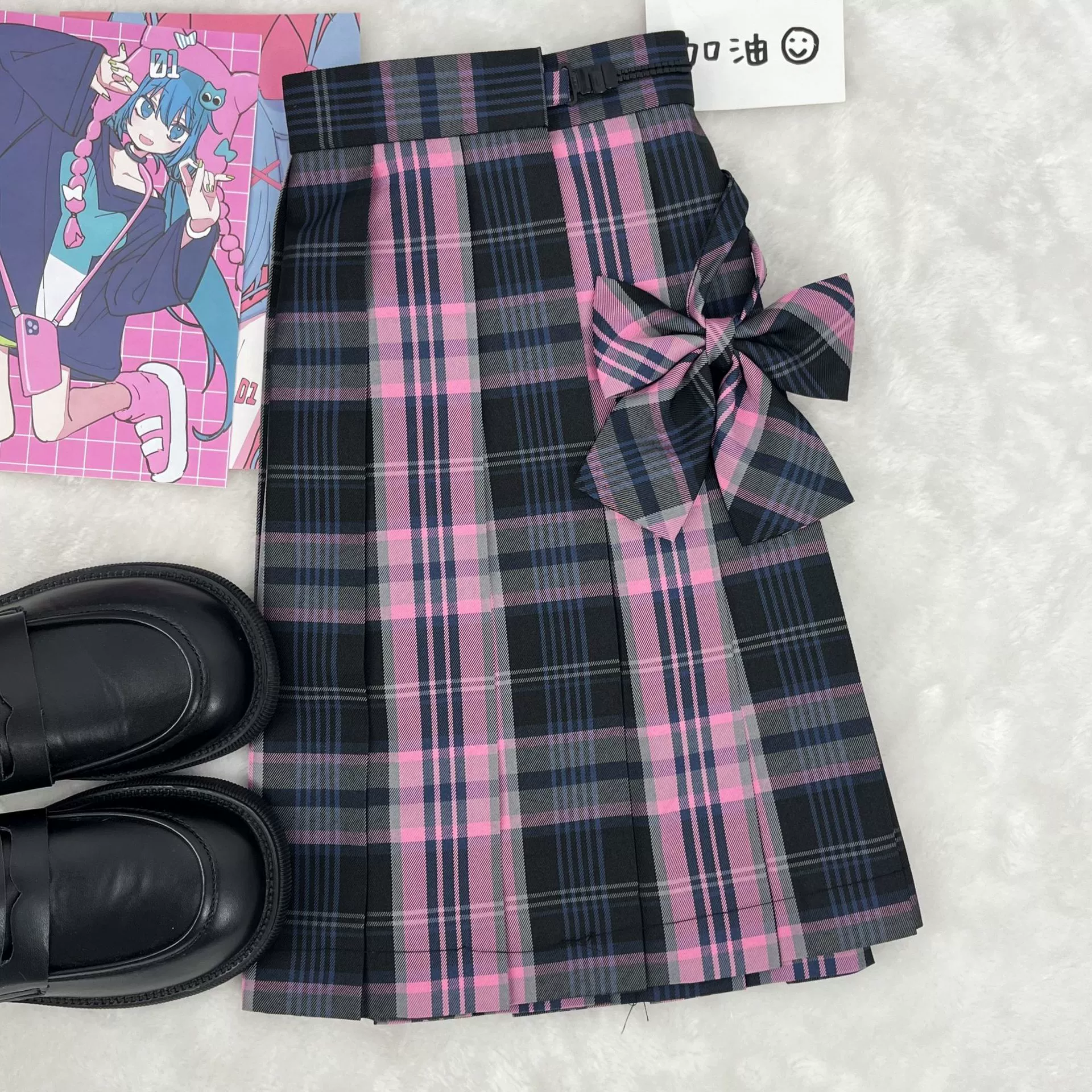 [Малиновая рапсодия] JK Униформа юбка Студенческая юбка Юбка Юбка Юбка Юбка Юбка Юбка Юбка Розовая