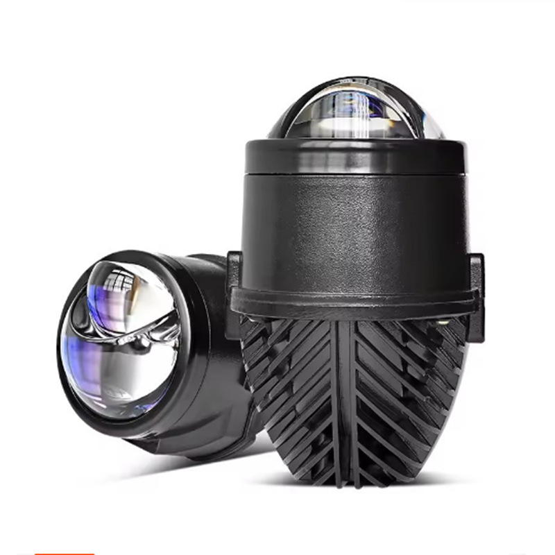Lente de doble luz LED, lámpara láser integral con lámpara de luz alta y baja convertida