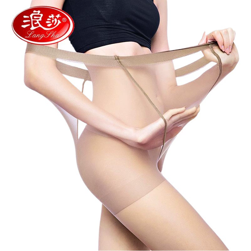 Longsha Fat MM200 Jins с добавлением толстых чулок летние колготки женские тонкие шелковые мясные с защитой от крючков цвета двойной