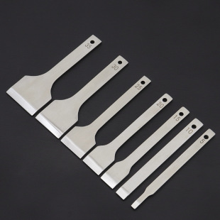 Chrome steel one-word knife punching leather diy punching photo card cutting knife cutting edge sharp not easy to rust