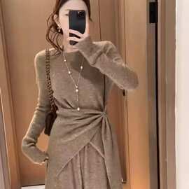 甜美风小众套装女洋气休闲上衣巨好看的两件套早秋新款高腰阔腿裤