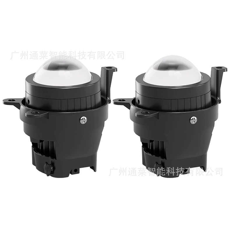 3.0-дюймовая модифицированная линза LED LADA противотуманная фара 55W гибрид три цвета дальний и ближний свет автомобильные фары обнаружение высокой мощности