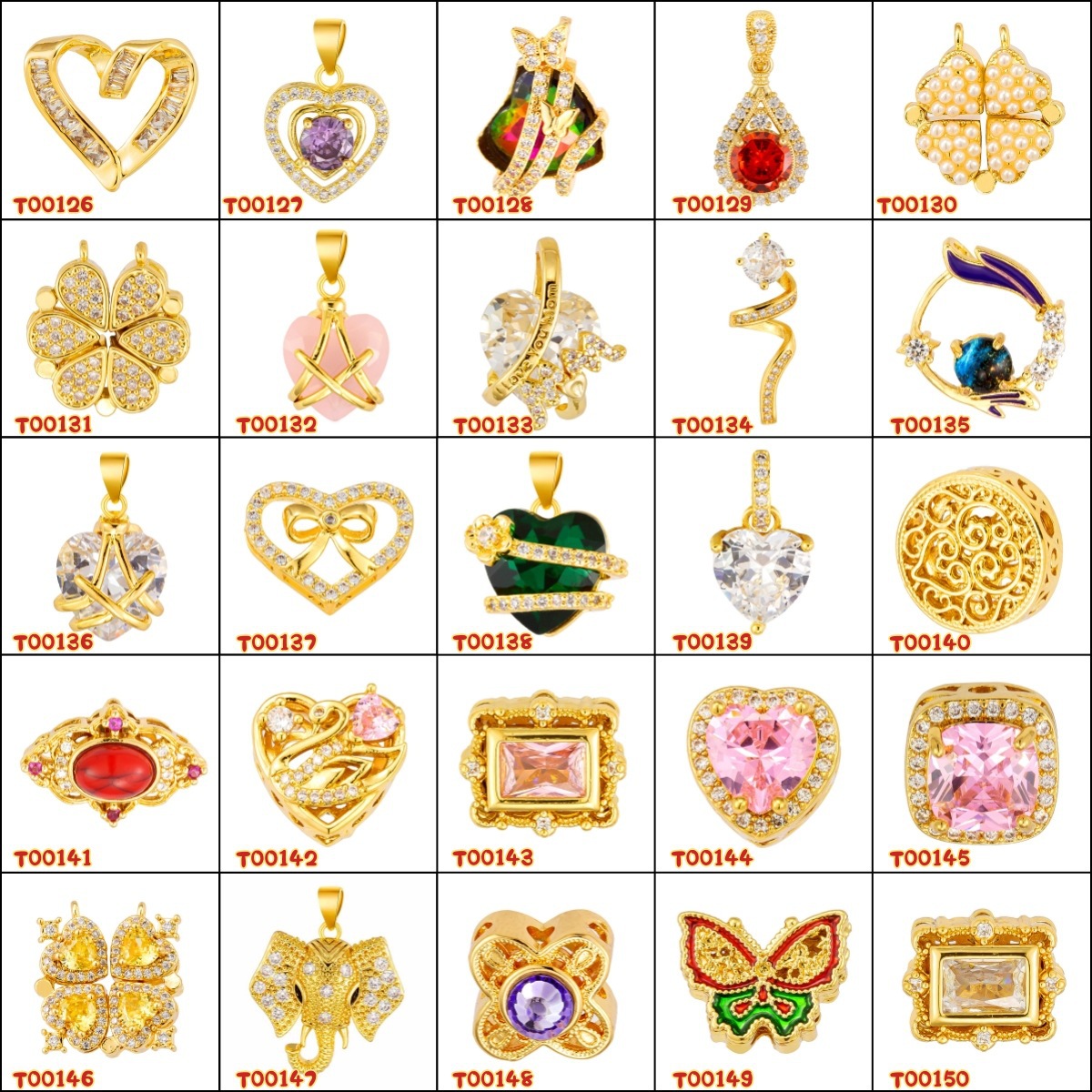 Online celebridad en vivo explosión de moda bronce micropantalones colgante de piedra mujer accesorios di-di estilo chino colgante sin cadena