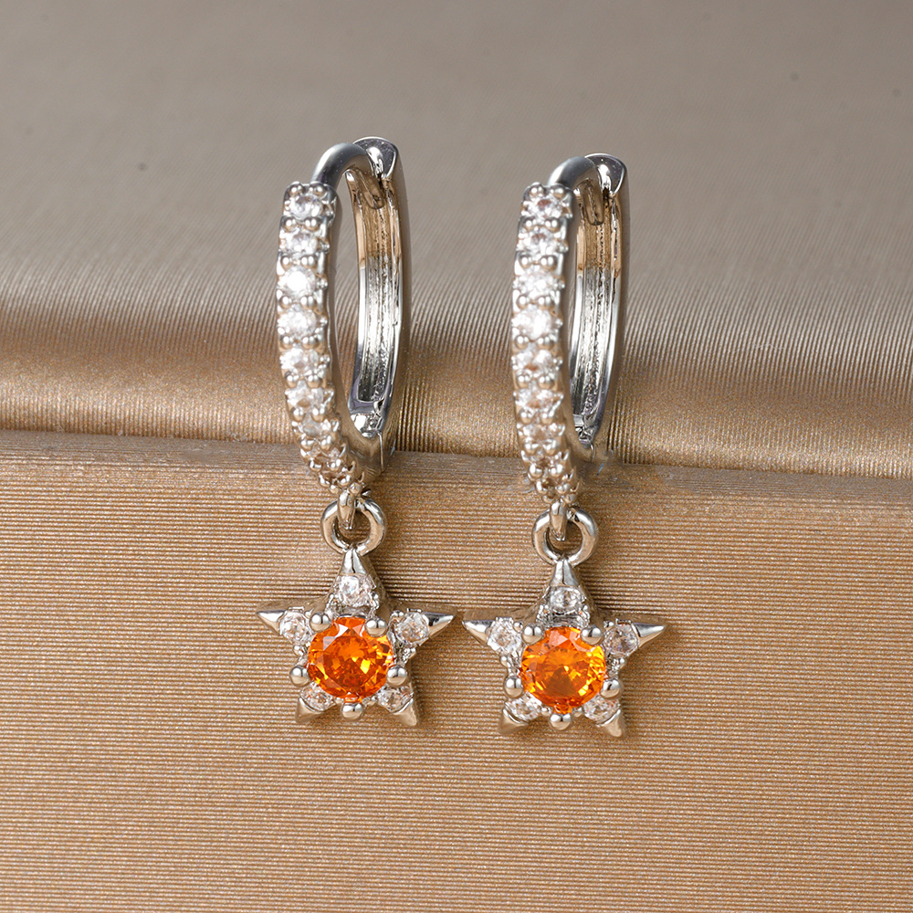 8g Weight 925 Sterling Silver Ear Needle Material Zircon Inlay Material Charm Sleeper Hoop Earrings, Drop Earrings Classification 1 Pair Quantity Daily, Street Occasion Copper Material Geometric, Water Droplets Pattern All Seasons Season Women's Gender Plating Design Elegant, Vintage Style Style 1 Pair Elegant Vintage Style Geometric Water Droplets Plating Copper Zircon Drop Earrings 10