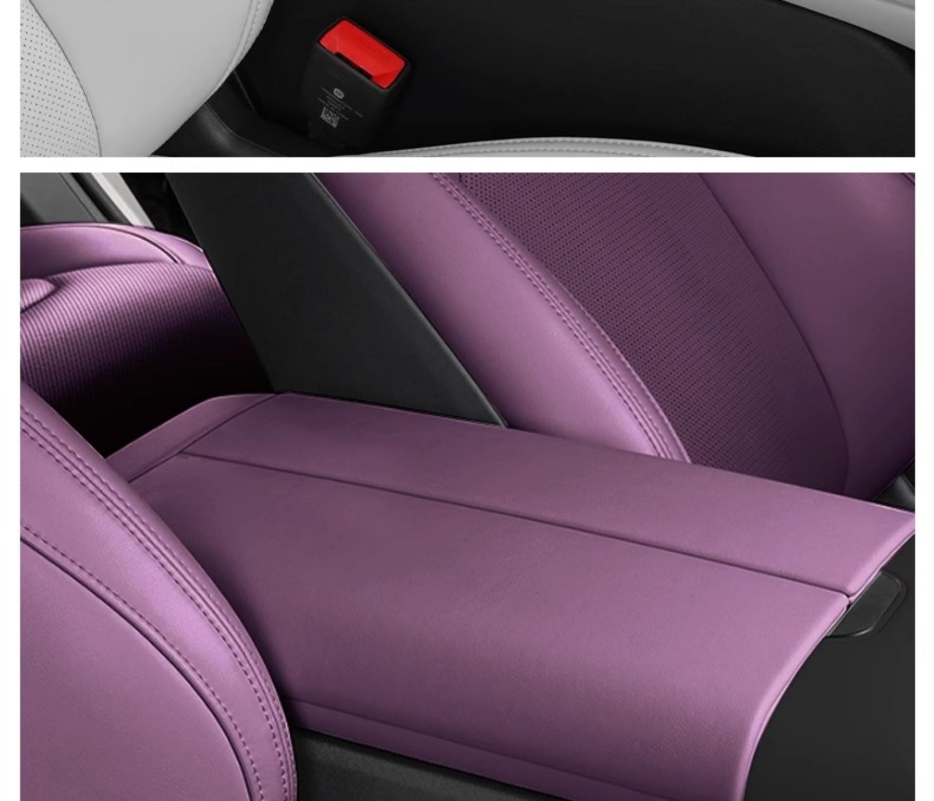 New Generation Suitable for Xiaomi Su7 Armrest Box Protective Cover Central Armrest Panel Leather Car Interior Accessories