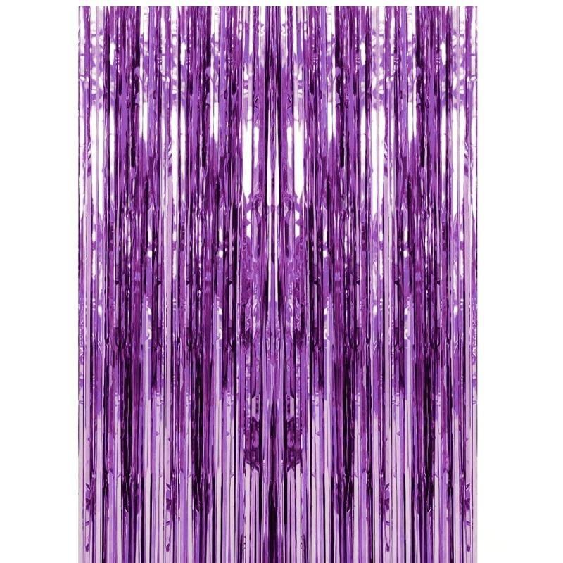 Cortina de Lluvia Decorativa de Plástico, Autoadhesiva, para Fiestas y Eventos