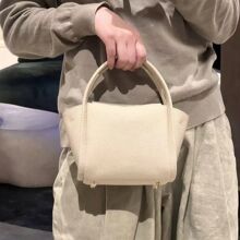 山元宝菜篮子系列新款水桶设计师小众简约迷你单肩手提斜挎包