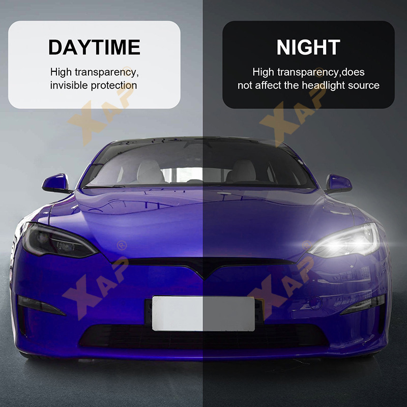 Cross-border exclusive for Tesla model S TPU invisible paint protective film anti-scratch and brightening protection