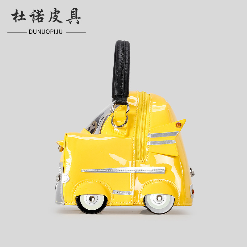 クリエイティブかわいい車の形のハンドバッグストリートクールな特殊な形のバッグシングルショルダーメッセンジャーバッグ工場卸売|undefined
